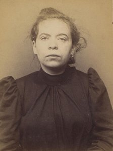 Pallaz (ou Pellaz). Péronne. 28 ans, née le 11/8/66 à Aix-les-Bains (Savoie). Cuisière. An..., 1894. Creator: Alphonse Bertillon.