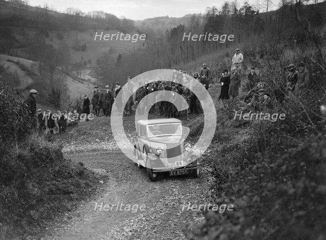 Armstrong-Siddeley of RJB Coath, North West London Motor Club London-Gloucester Trial, 1932. Artist: Bill Brunell.