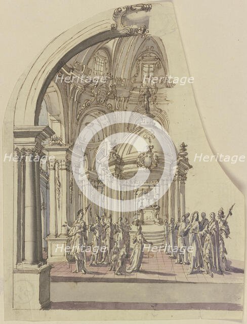 Church interior. Creator: Andreas Altomonte.