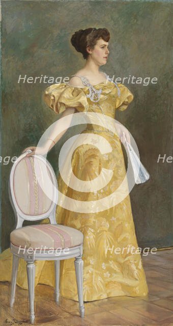 Baroness Elvira Sofia Wilhelmina Standertskjöld, 1896. Creator: Eero Jarnefelt.