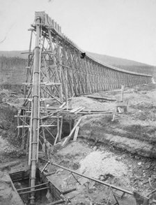 Mining structure, between c1900 and c1930. Creator: Unknown.