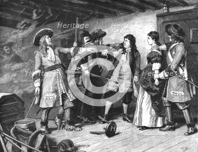 ''"Urith: A Tale of Dartmoor", By S. Baring Gould, M. A.; The next moment she and Solomon Gills were Creator: Frank Dadd.