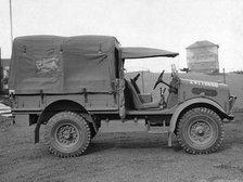 1940 Bedford MWT 15cwt gun tractor. Creator: Unknown.