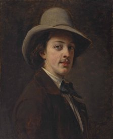 Portrait of the writer Paul Heyse (1830-1914), 1849.