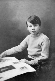 Raymond Wilfrid Sholto Douglas aged 9, 1911.  Creator: Unknown.