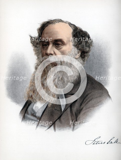 Titus Salt, British woolstapler and industrialist, c1890.Artist: Cassell, Petter & Galpin