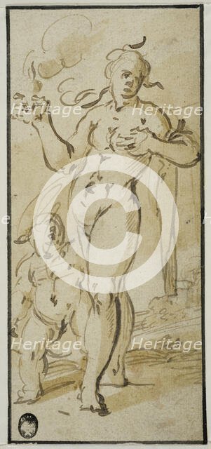 Cupid and Venus. Creator: Jan Philipsz van Bouckhorst.