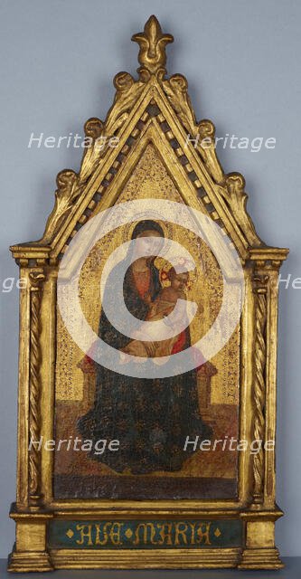 Madonna and Child Enthroned, 19th century. Creator: Unknown.