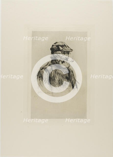 Portrait of an Old Fisherman, 1878. Creator: Gaston la Touche.