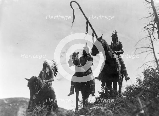 Apsaroke War Group, c1905. Creator: Edward Sheriff Curtis.