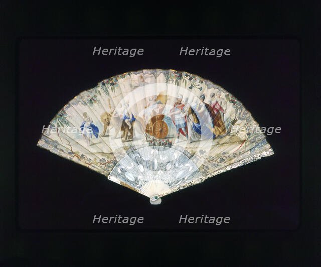 Fan, France, 18th century. Creator: Unknown.