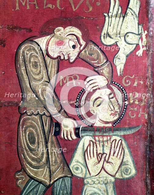 Altar frontal with scenes of the martyrdom of St. Margaret, altarpiece from Santa María Sescorts.