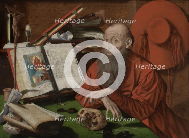 Saint Jerome, 1541. Creator: Marinus van Reymerswaele.