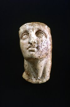 Portrait bust of a young Alexander the Great, 4th century BC.  Artist: Anon