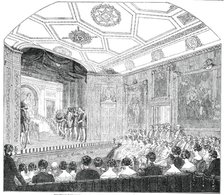 Theatrical Performance in the Rubens Room, at Windsor Castle - (Scene from "Julius Caesar"), 1850. Creator: Unknown.