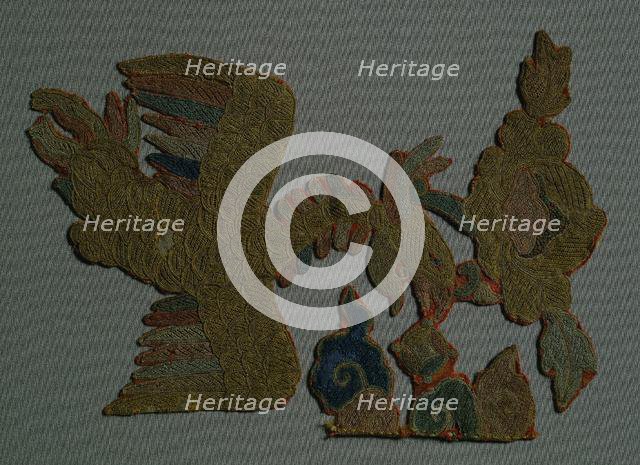 Phoenix and Tree Peony, 14th century. Creator: Unknown.