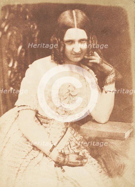 Miss Binney, 1843-47. Creators: David Octavius Hill, Robert Adamson, Hill & Adamson.