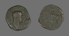 Coin Portraying Emperor Severus Alexander, 235. Creator: Unknown.