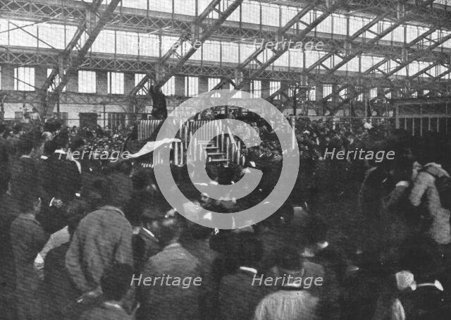 'Visites de M Albert Thomas aux usines de guerre; l'Exposition lyonnaise', 1914 (1916). Creator: Unknown.