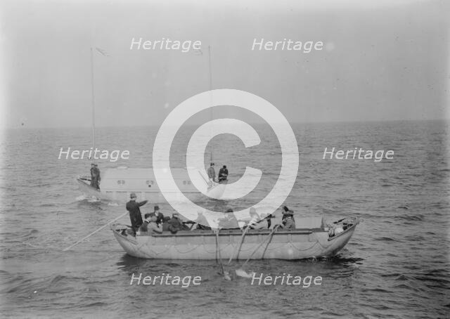 Lundin lifeboats, between c1910 and c1915. Creator: Bain News Service.