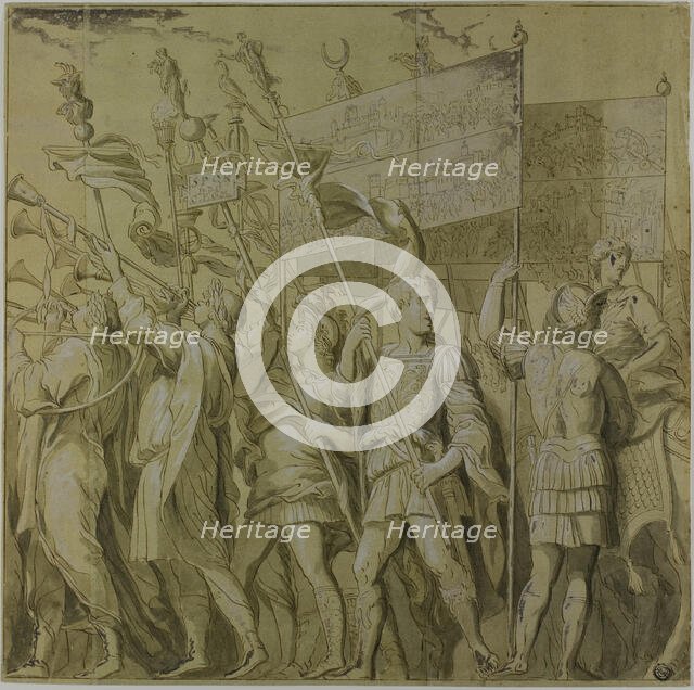 Triumphs of Julius Caesar: Canvas No. I, n.d. Creator: Unknown.