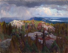 Landscape (Maisema Kolilta), 1918. Artist: Järnefelt, Eero (1863-1937)