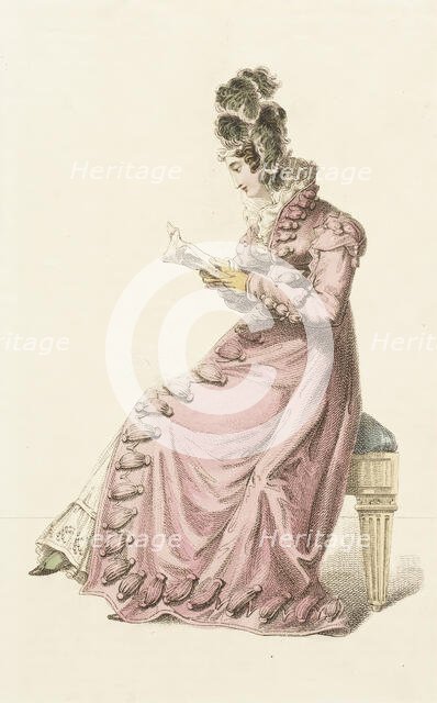 Fashion Plate (Carriage Visiting Costume), 1820. Creator: John Bell.