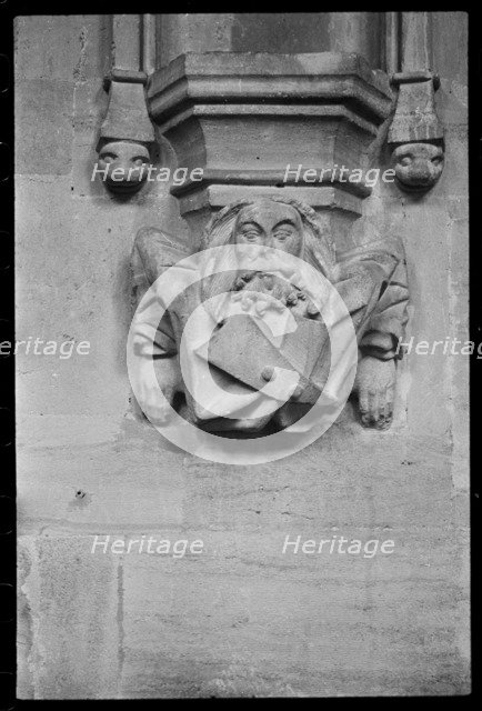 St Mary the Virgin Church, Steeple Ashton, Wiltshire, c1955-1980. Creator: Ursula Clark.