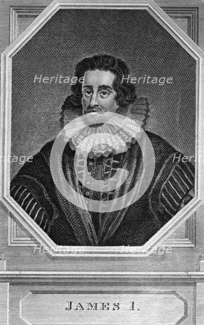 King James I, (1566-1625). Artist: Unknown