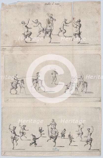 Ballets of Satyrs, 17th century., 17th century. Creator: Anon.