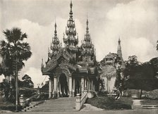 'South Entrance to Shwe Dagon Pagoda, Rangoon', 1900. Creator: Unknown.