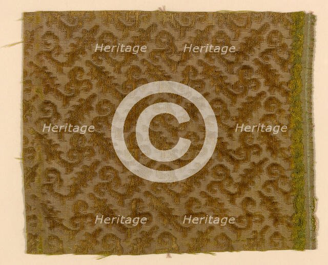 Fragment, Italy, 1600/50. Creator: Unknown.