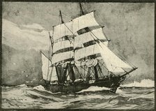 'The "Discovery" Under Full Sail', 1901. Creator: Unknown.