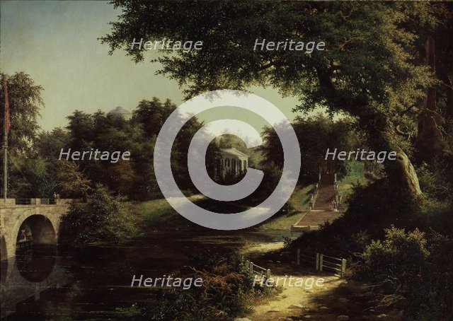 View of the Park in Pavlovsk. Artist: Lebedev, Mikhail Ivanovich (1811-1837)