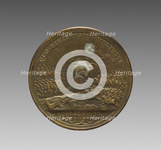 Portrait of Frederick the Great, King of Prussia (reverse), 1757. Creator: Unknown.