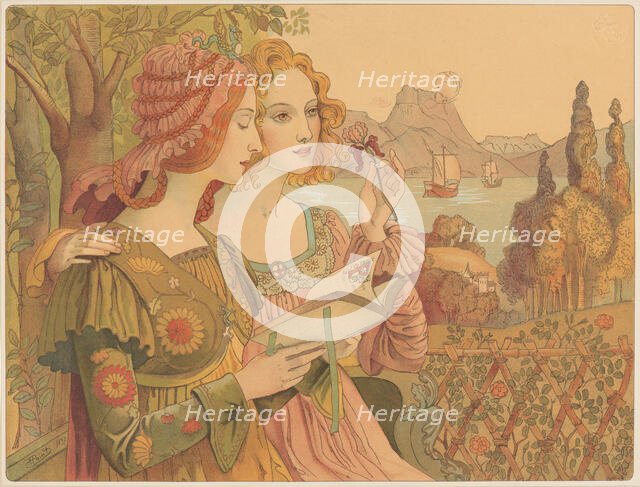 Golden Legend , 1897. Creator: Point, Armand (1861-1932).