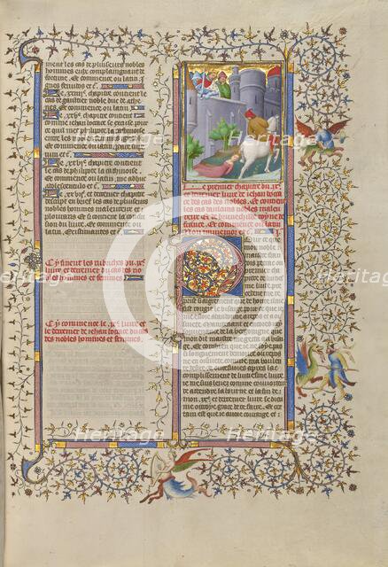 The Death of Brunhilde, Queen of France; Des cas des nobles hommes et femmes, about 1413-1415. Creator: Boucicaut Master.