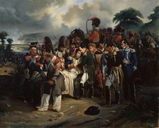 'Napoleon Bidding Farewell to Marshal Jean Lannes', 1858. Artist: Dorian