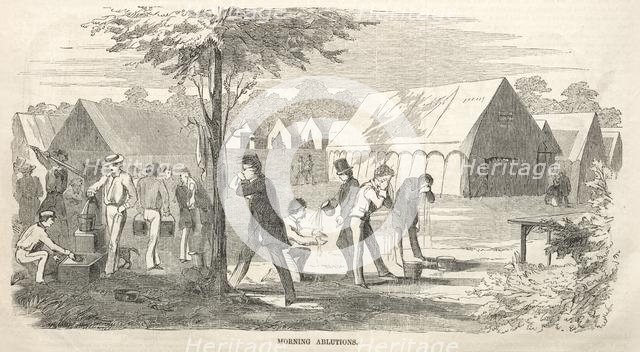 Camp Meeting Sketches: Morning Ablutions, 1858. Creator: Winslow Homer (American, 1836-1910).