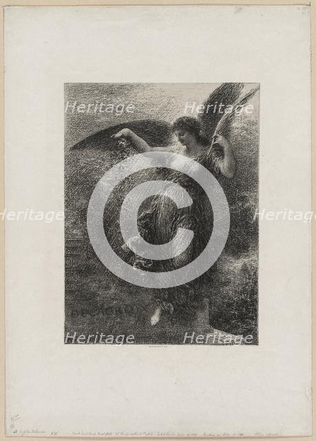 À Eugene Delacroix, 1890. Creator: Henri Fantin-Latour (French, 1836-1904).