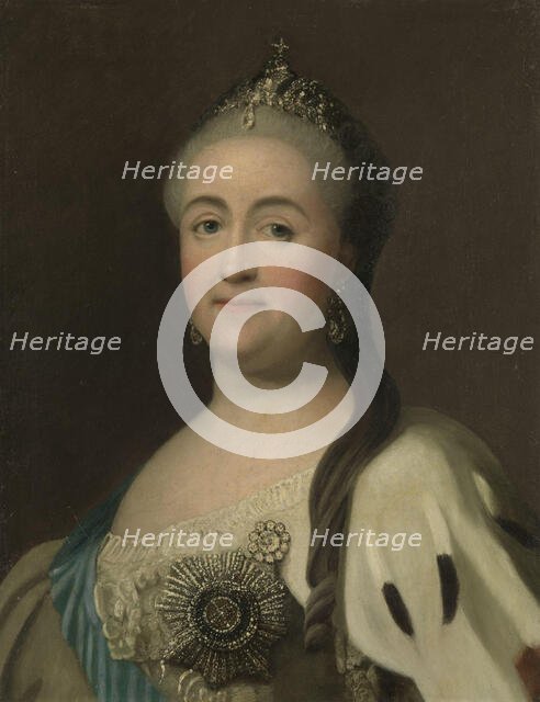 Empress Catherine II, Undated. Creator: Vigilius Erichsen.