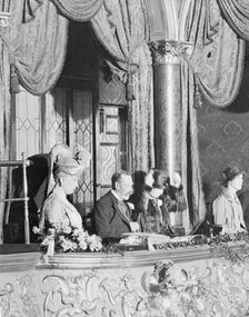 King George V & Queen Mary at the Palace Theatre, c1920. Artist: Unknown