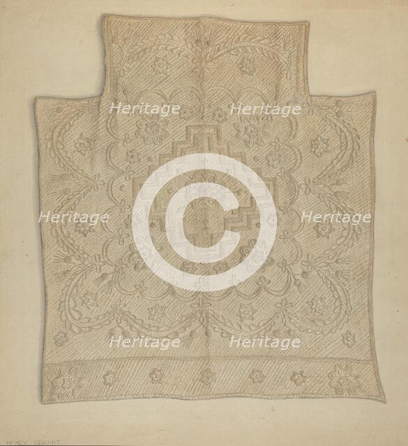 Bedspread, 1935/1942. Creator: Henry Granet.