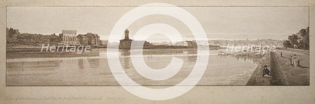 A Selection of Twenty of the Most Picturesque Views in Paris: View of the Village of Chaillot..., 18 Creator: Thomas Girtin (British, 1775-1802); Frederick Christian Lewis (British, 1779-1856).