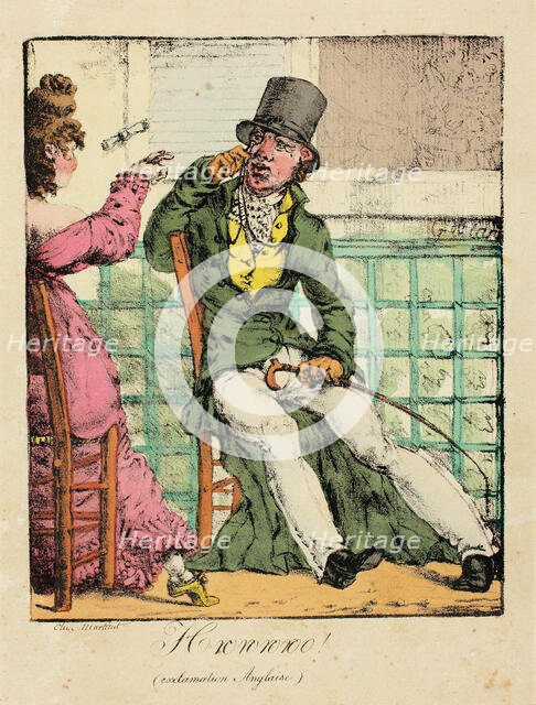 Hrorororoo! (English exclamation), 1817. Creator: Godissart de Cari.