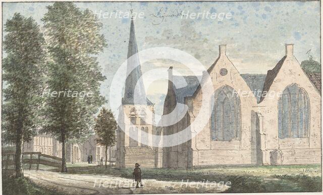 The church in Leimuiden, 1701-1759. Creator: Cornelis Pronk.