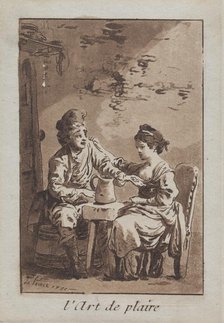 The Art of Pleasing, 1771. Creator: Jean Baptiste Le Prince (French, 1734-1781).