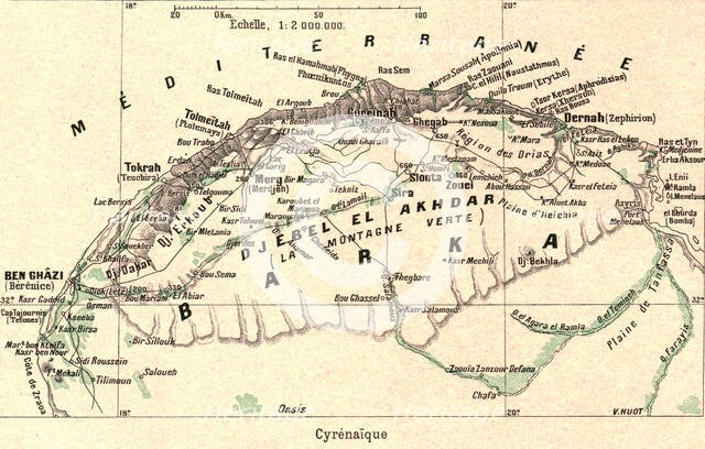 ''Cyrenaique; Le Nord-Est Africain', 1914. Creator: Unknown.