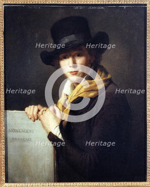 Portrait of Alexandre Lenoir (1762-1839), founder of the Museum of French Monuments, c1796. Creator: Marie-Genevieve Bouliard.