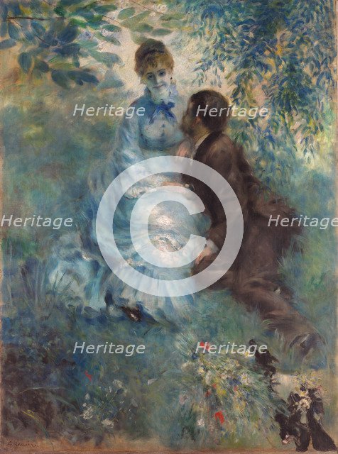 Lovers (Idyll), 1875. Artist: Renoir, Pierre Auguste (1841-1919)
